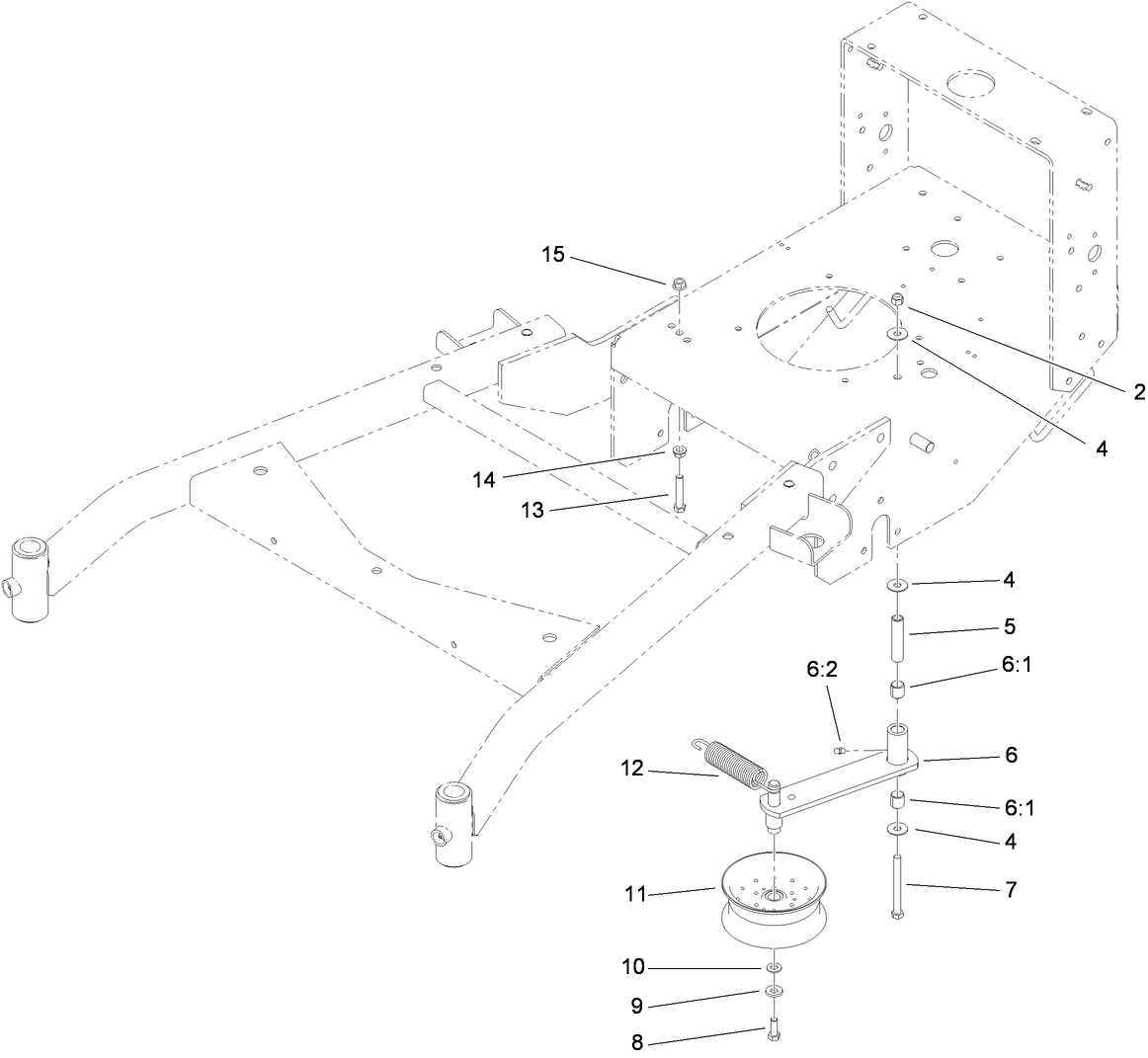 Power-Take-Off Idler Assembly