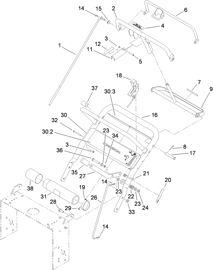 Handle and Control Assembly