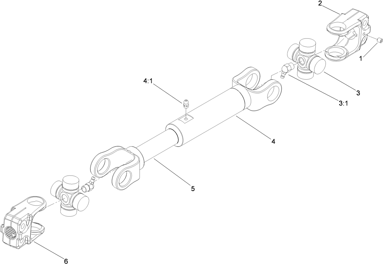 Drive Shaft Assembly No. 119-6040