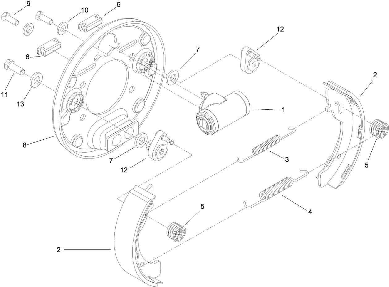 Front Brake Assembly No. 100-8285