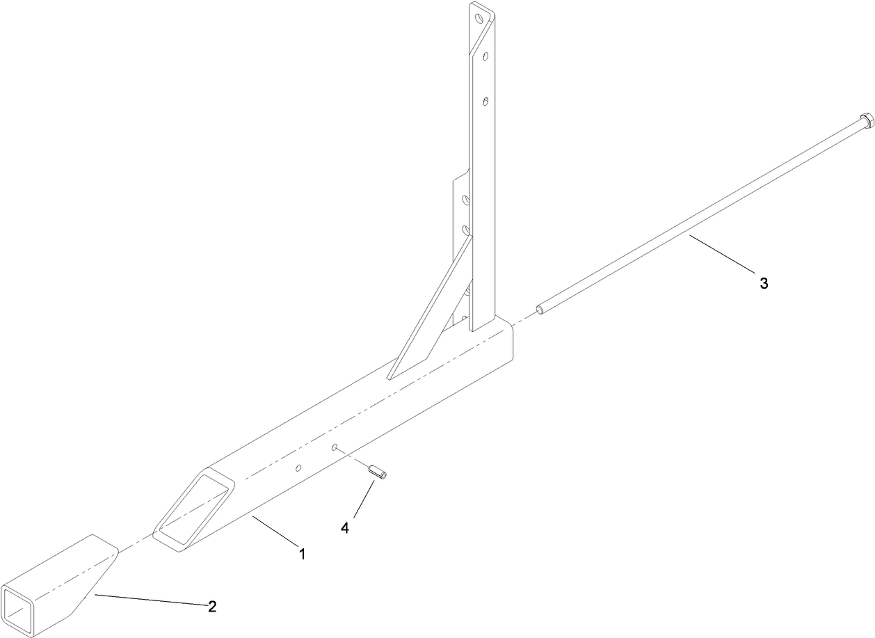 Left Hand Boom Mount Assembly