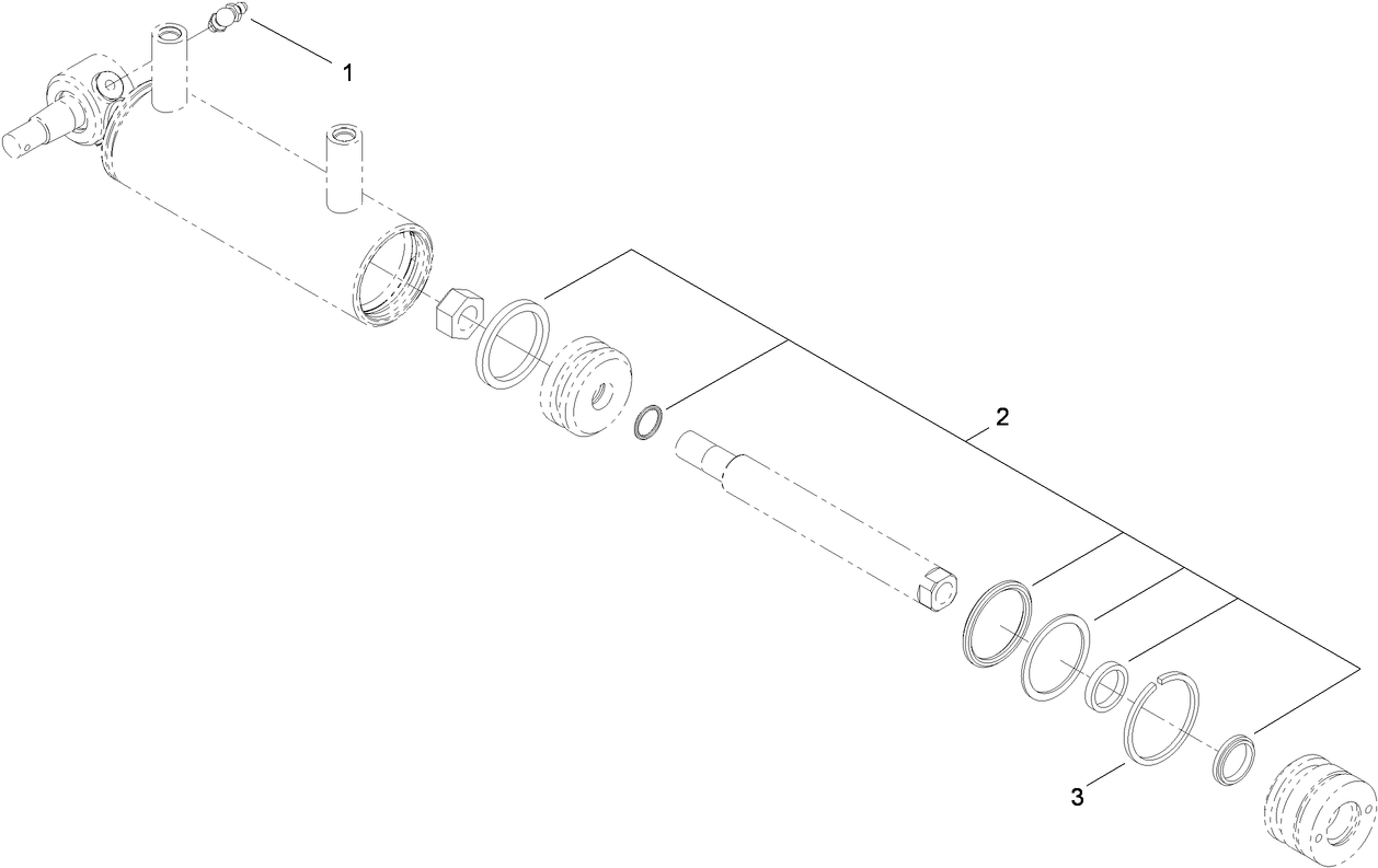Hydraulic Cylinder Assembly No. 100-8278