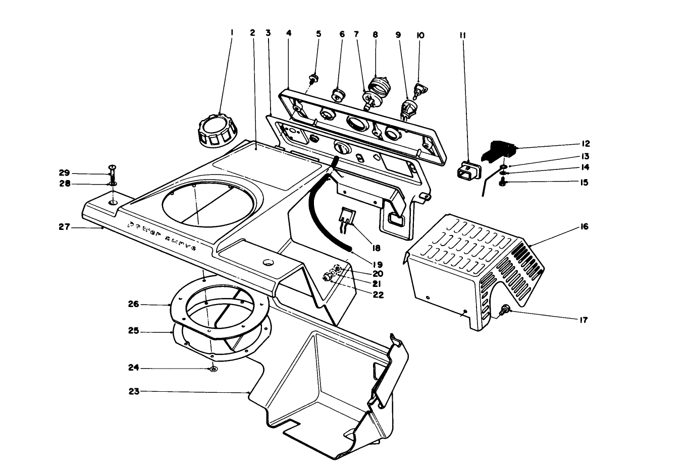 Control Panel & Shrouding Assembly