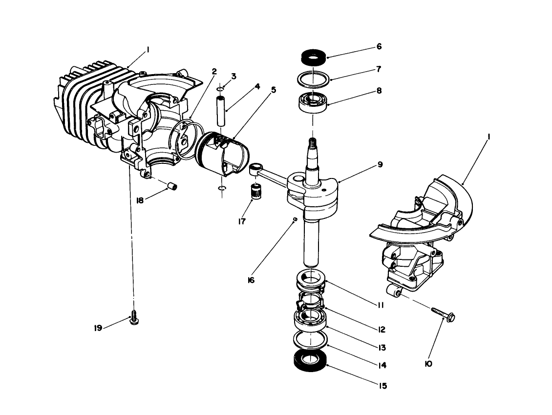 Short Block Assembly (engine Model No. 47pm1-5)
