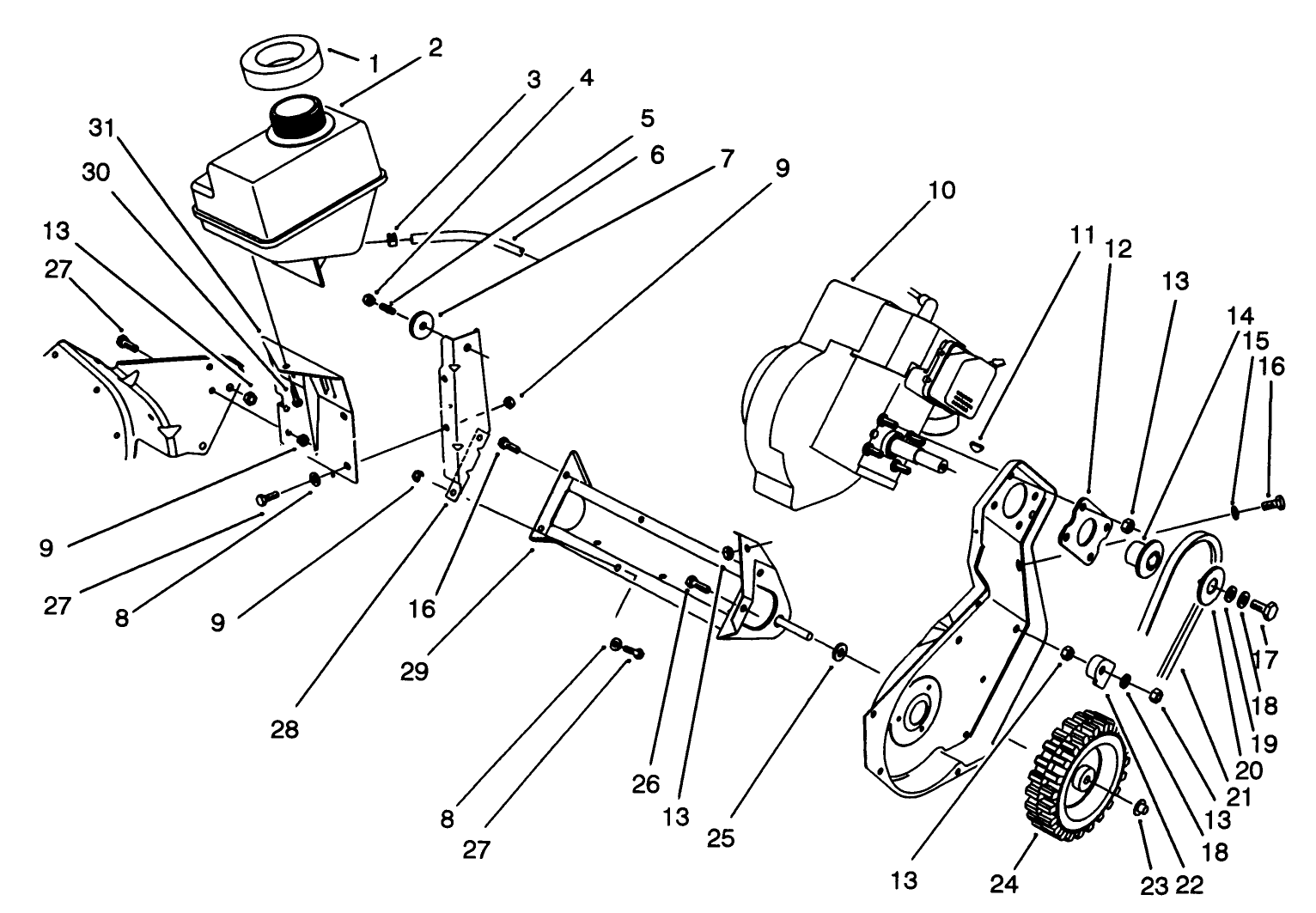 Engine & Frame Assembly