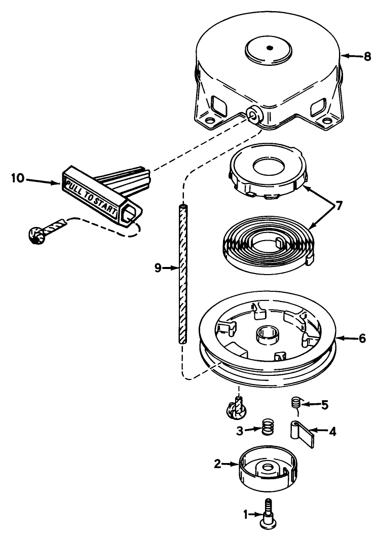 Recoil Starter No. 590537