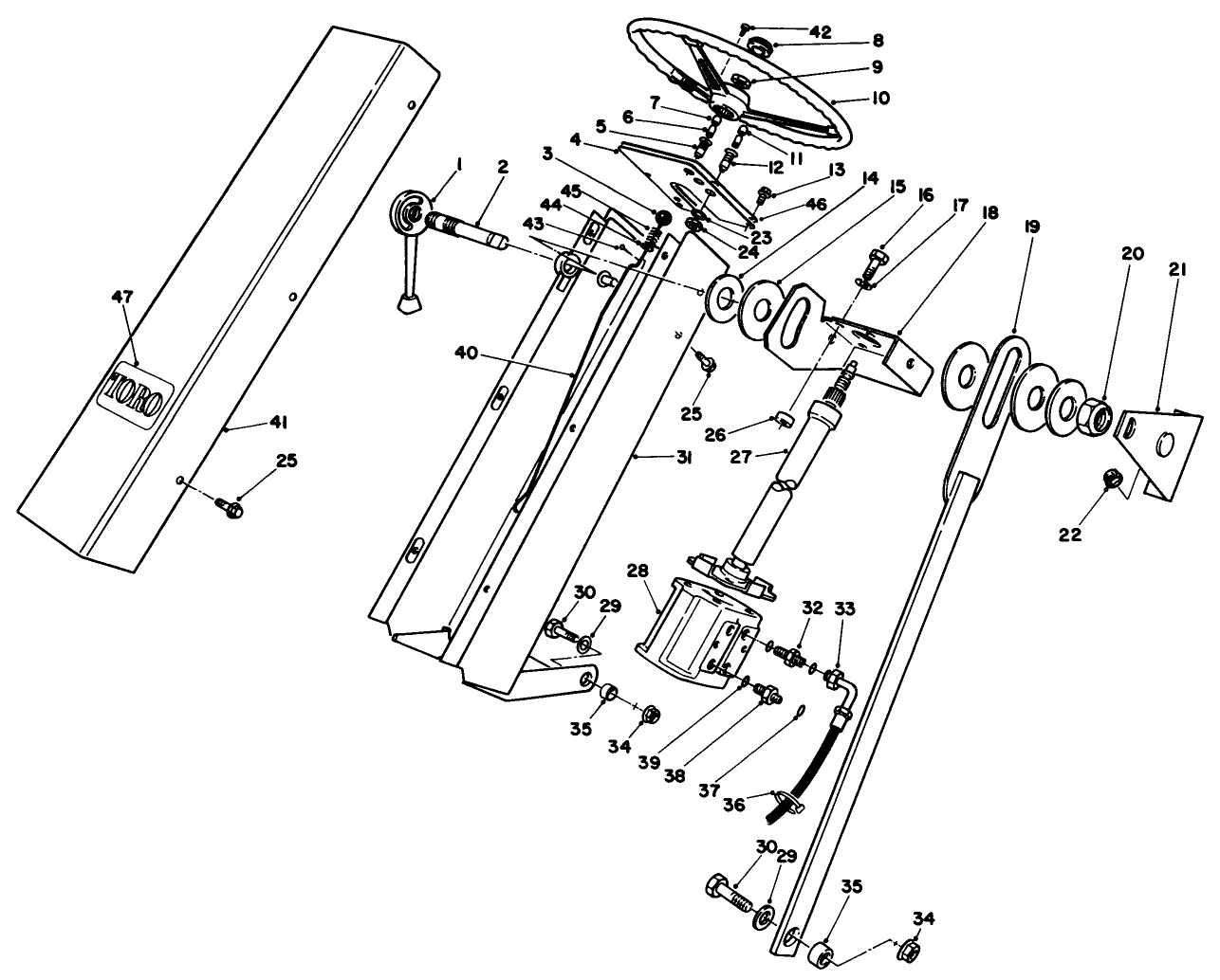 Steering Tower Assembly