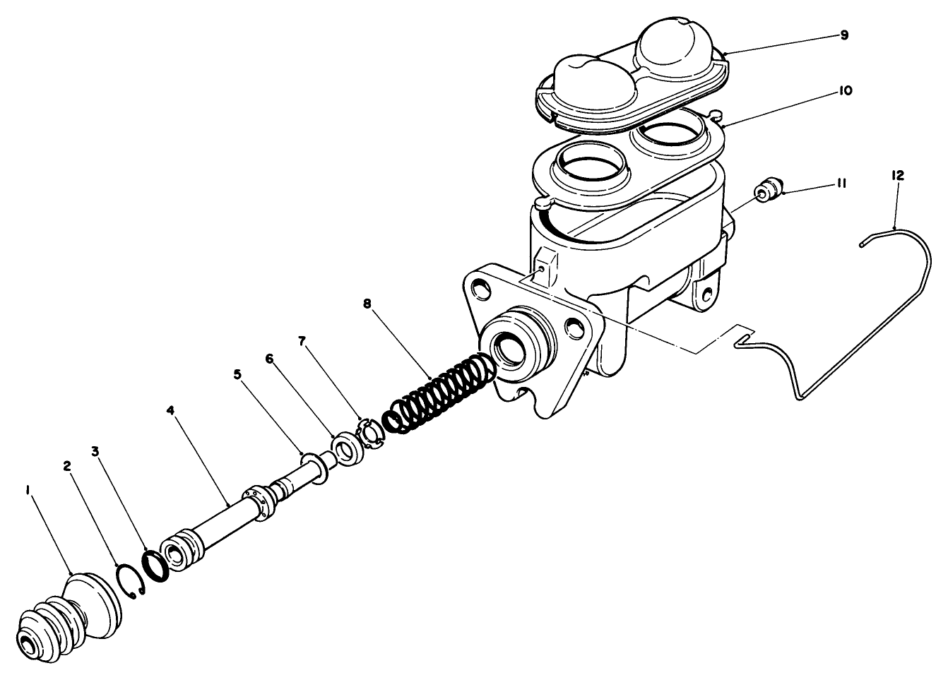 Brake System Master Cylinder No. 69-2640