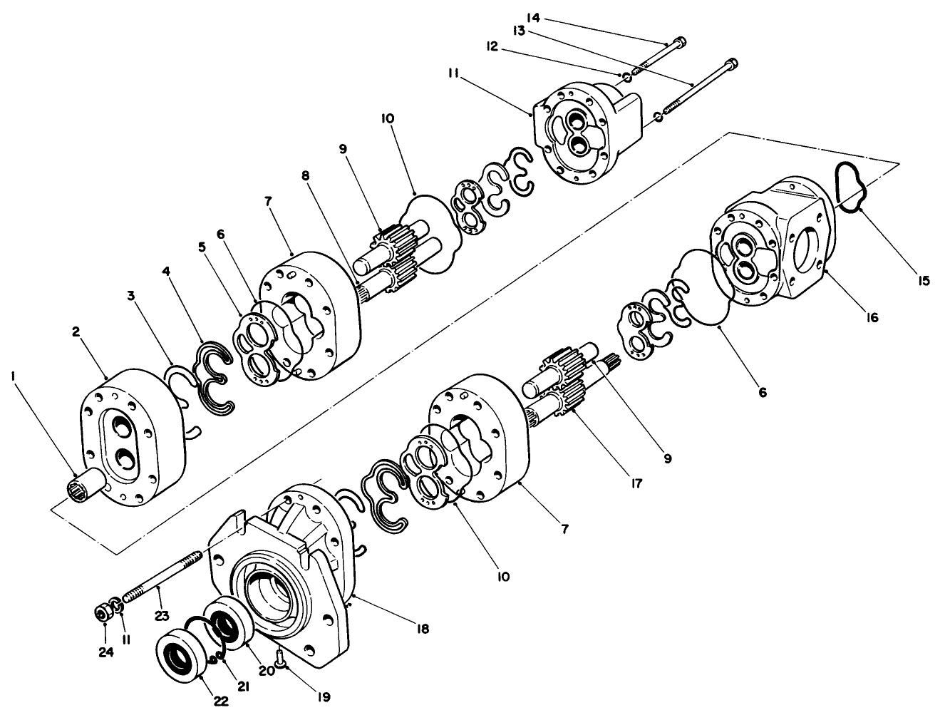 Double Gear Pump No. 69-2050