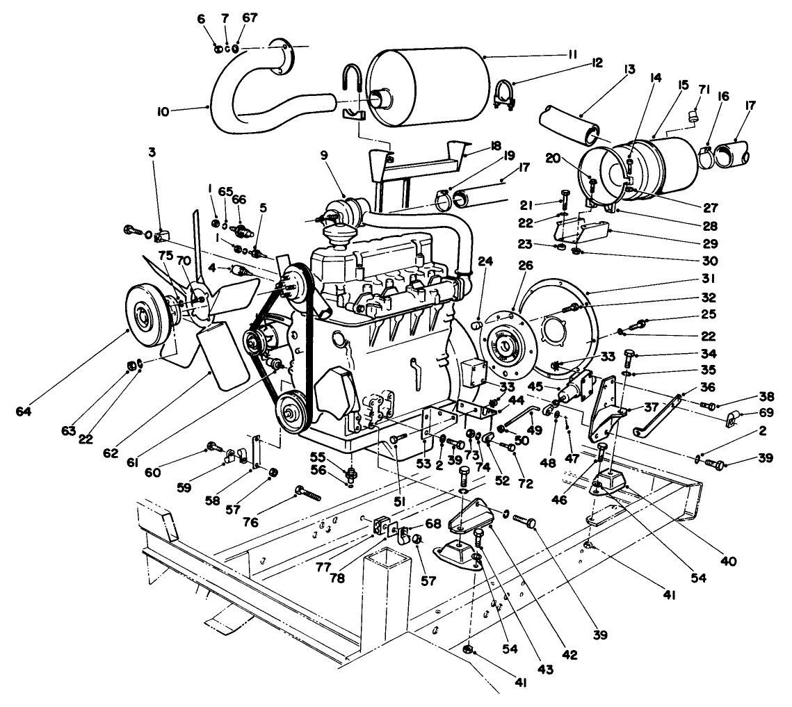 Engine Installation Assembly