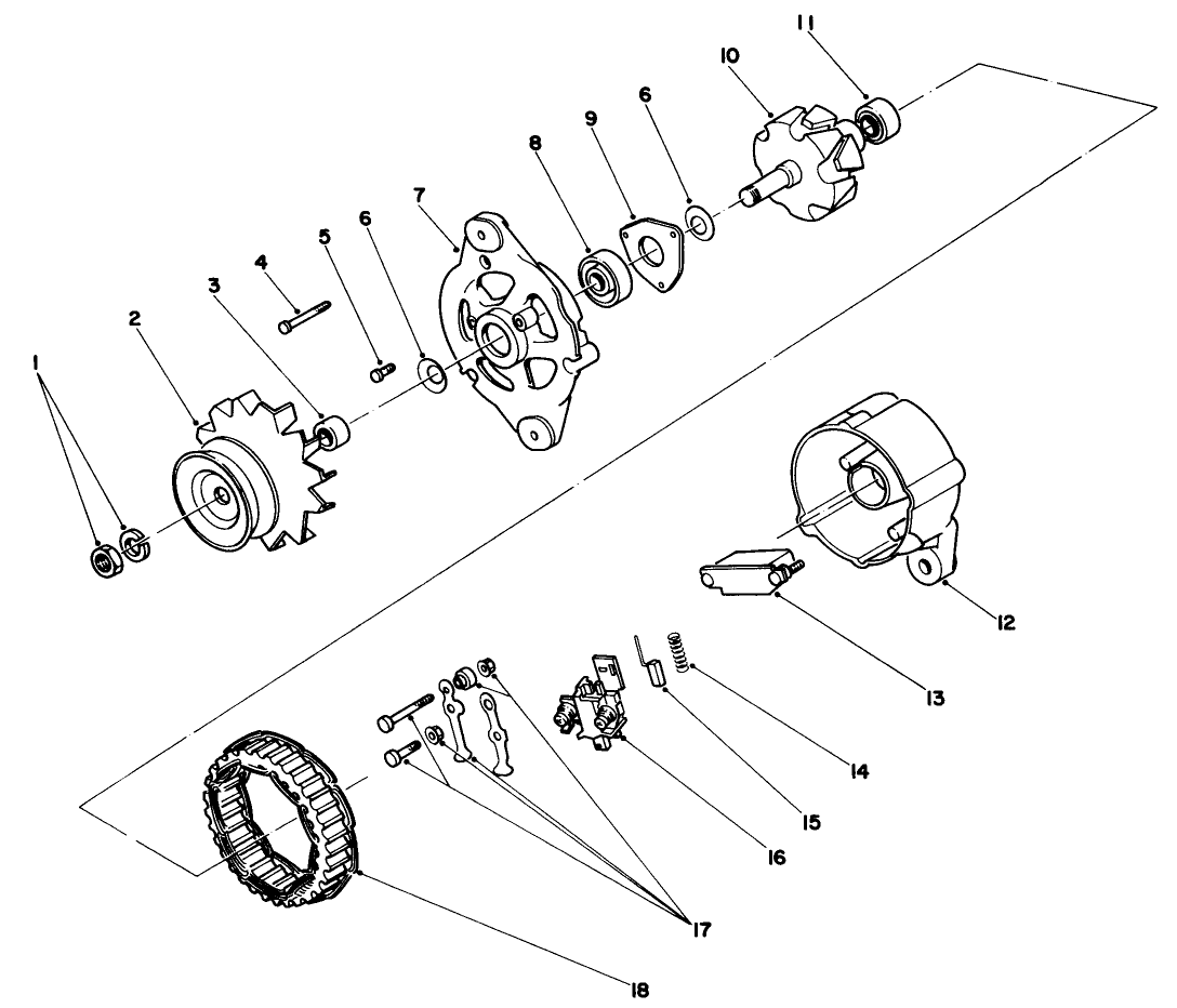 Alternator Assembly No. 70-5760