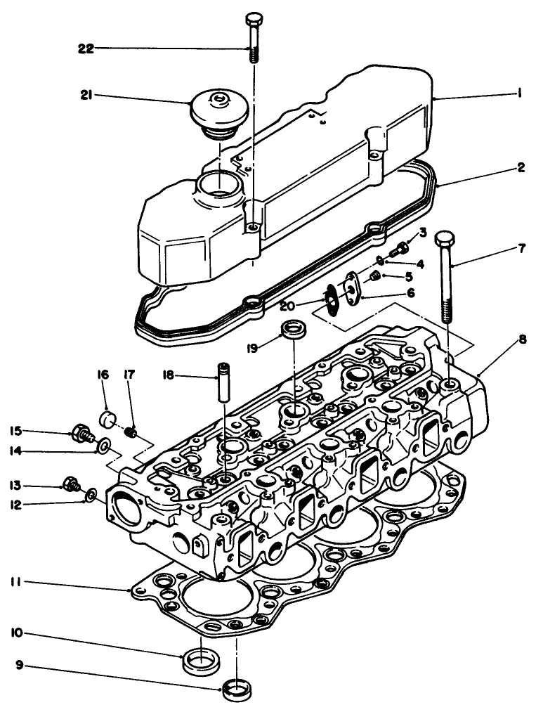 Rocker Cover & Cylinder Head Assembly