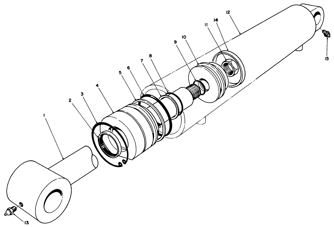 Hydraulic Cylinder Assembly No. 69-2180