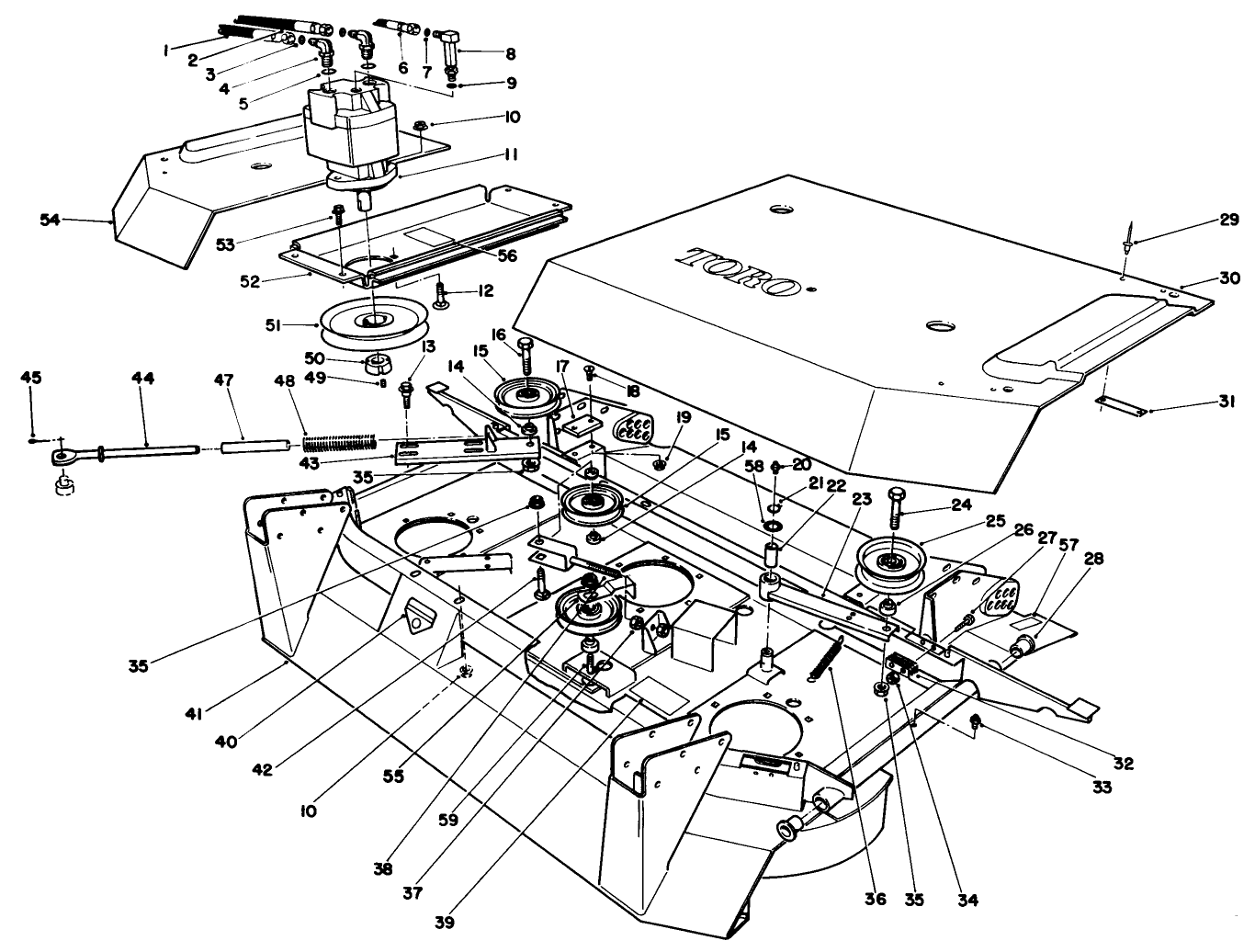 Center Deck Model No. 30592