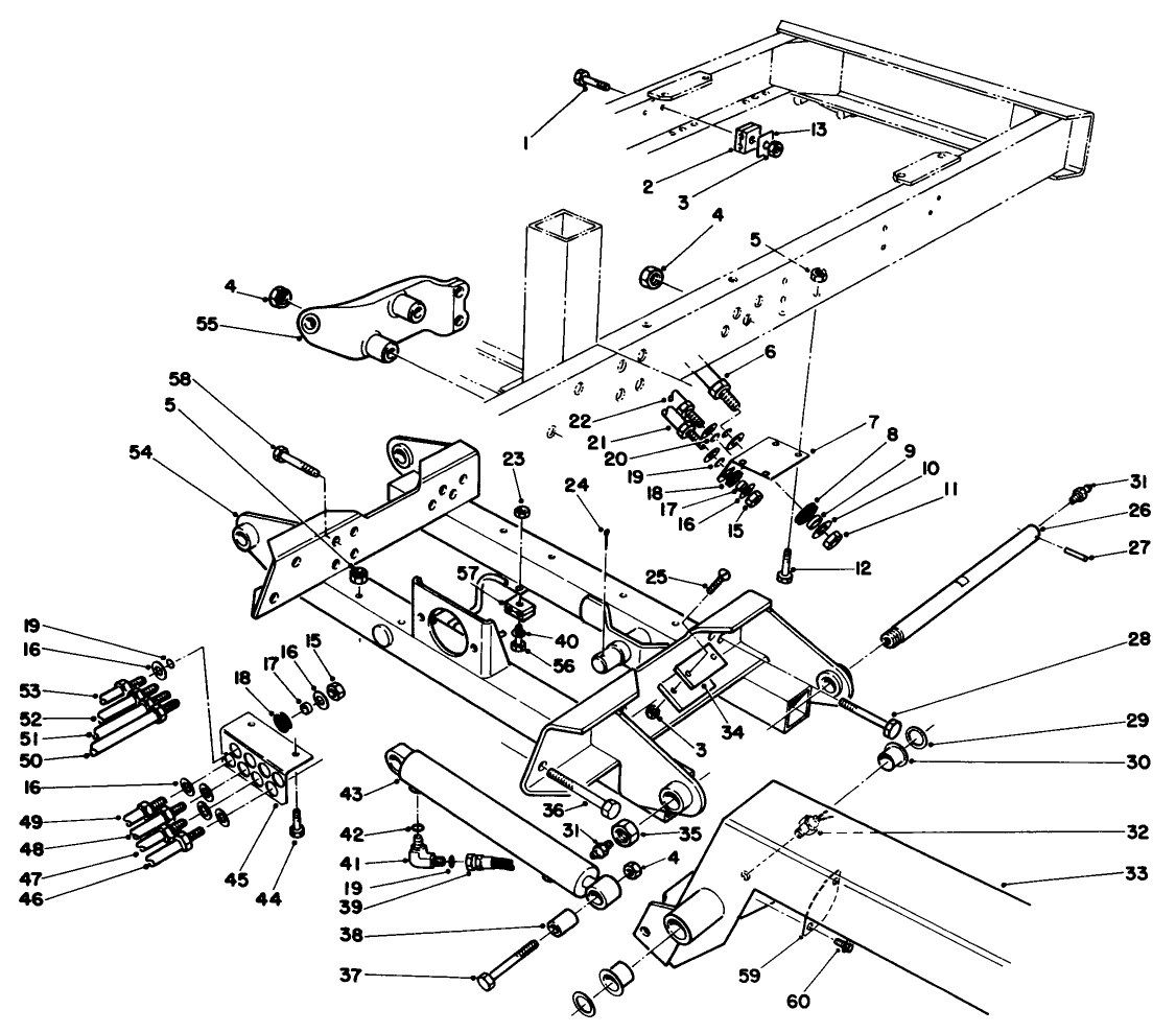 Wing Deck Lift Assembly
