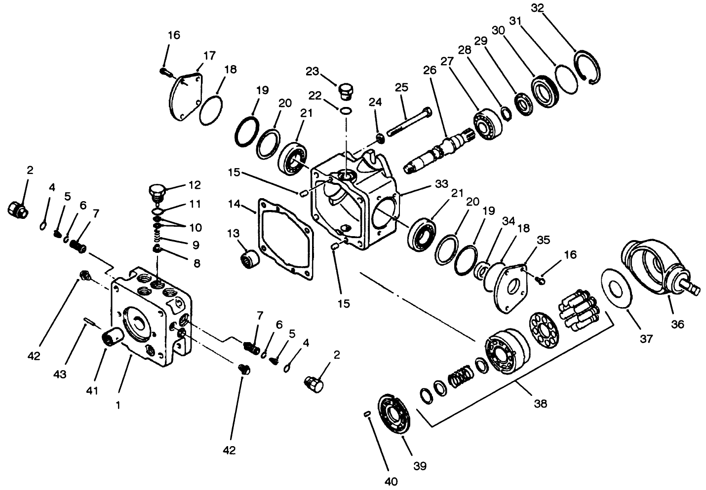 Traction Pump Assembly No. 86-5590