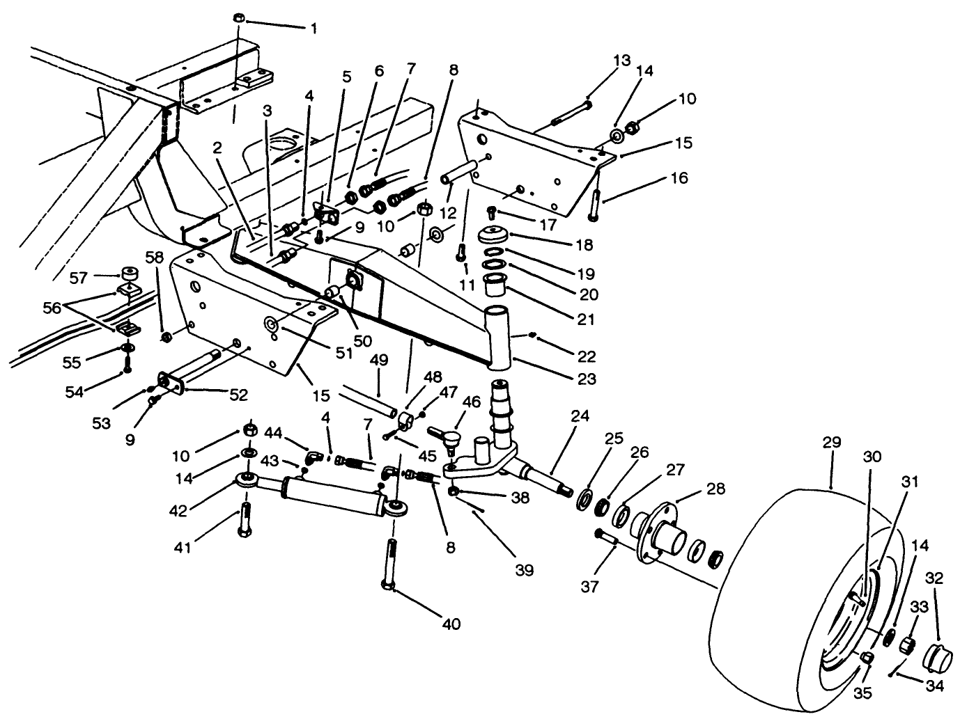 Rear Axle Assembly (model No. 30450)