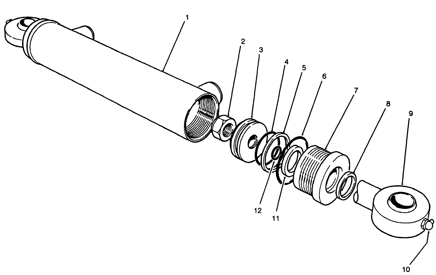 Hydraulic Cylinder No. 88-1250 (model No. 30450)