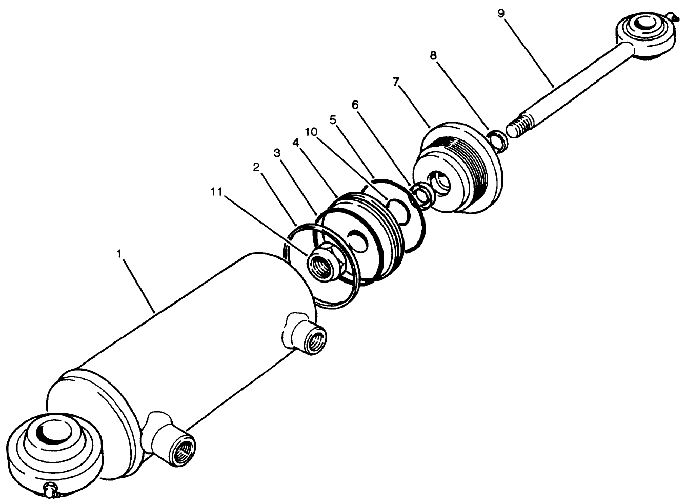 Hydraulic Cylinder No. 74-3450 (model No. 30455)