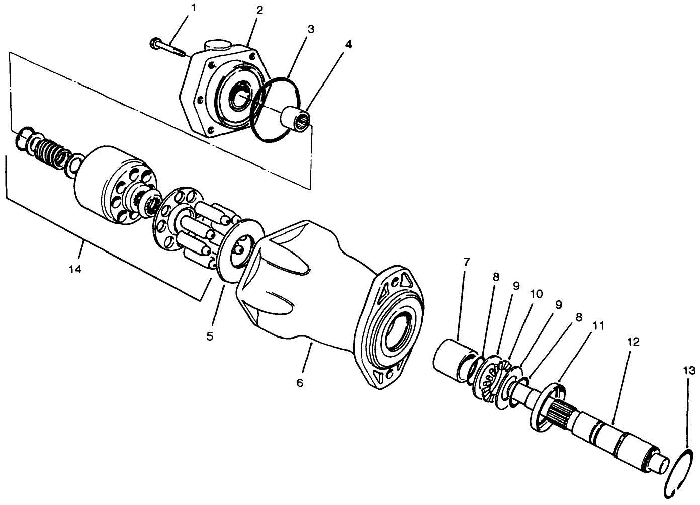 Hydraulic Motor No. 76-6580 (model No. 30455)