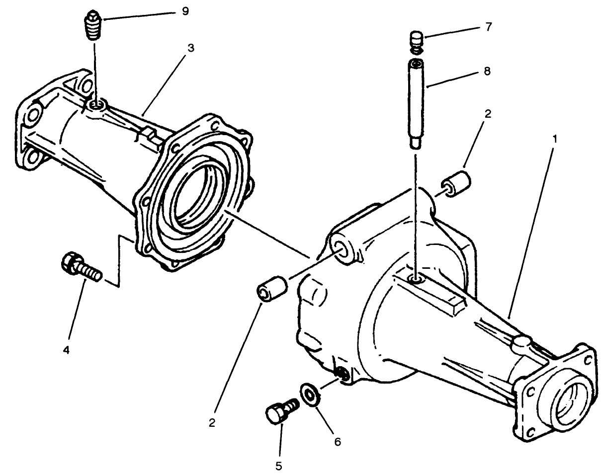 Axle Housing Assembly Axle No. 74-5620 (model No. 30455 Only)