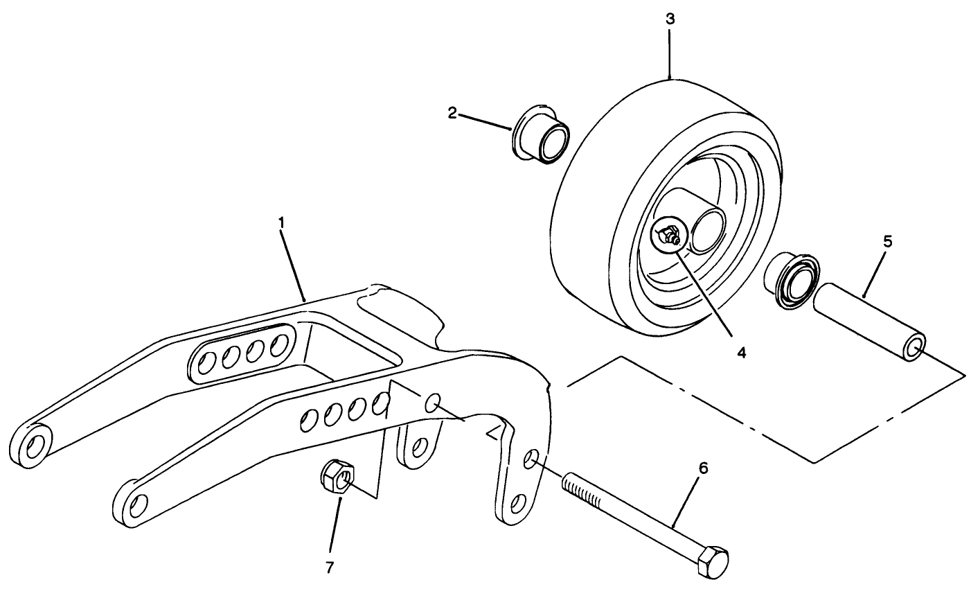 Rear Pivot Arm Assembly