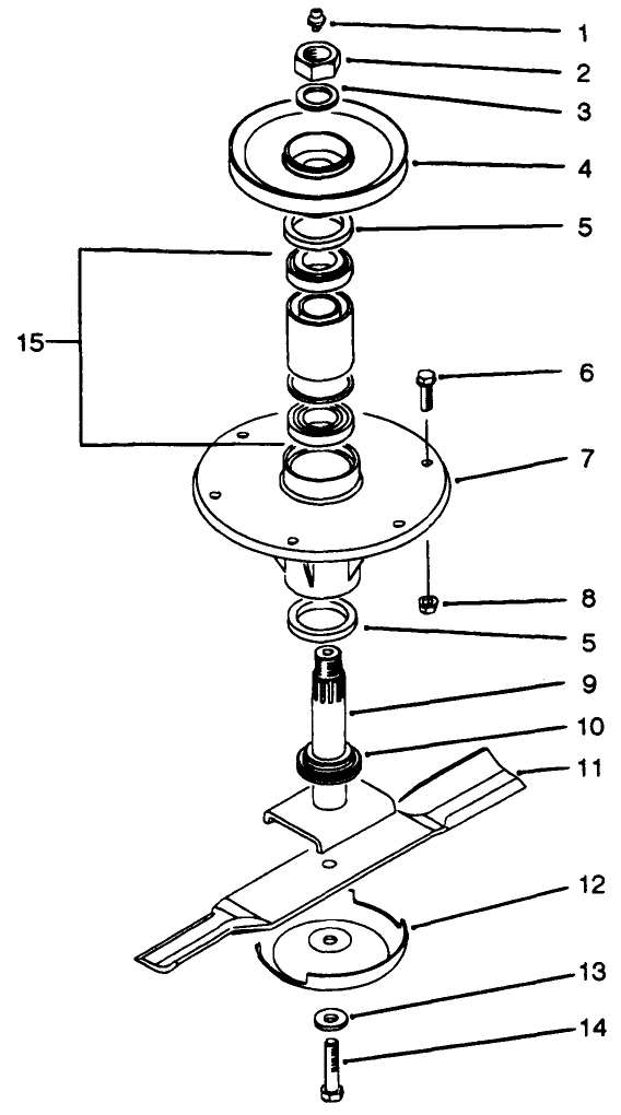 Spindle Assembly (wings)