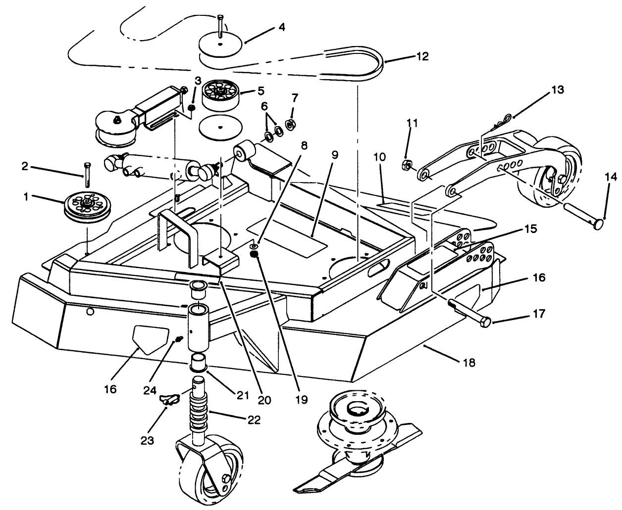 Wing Deck Assembly-L.h.