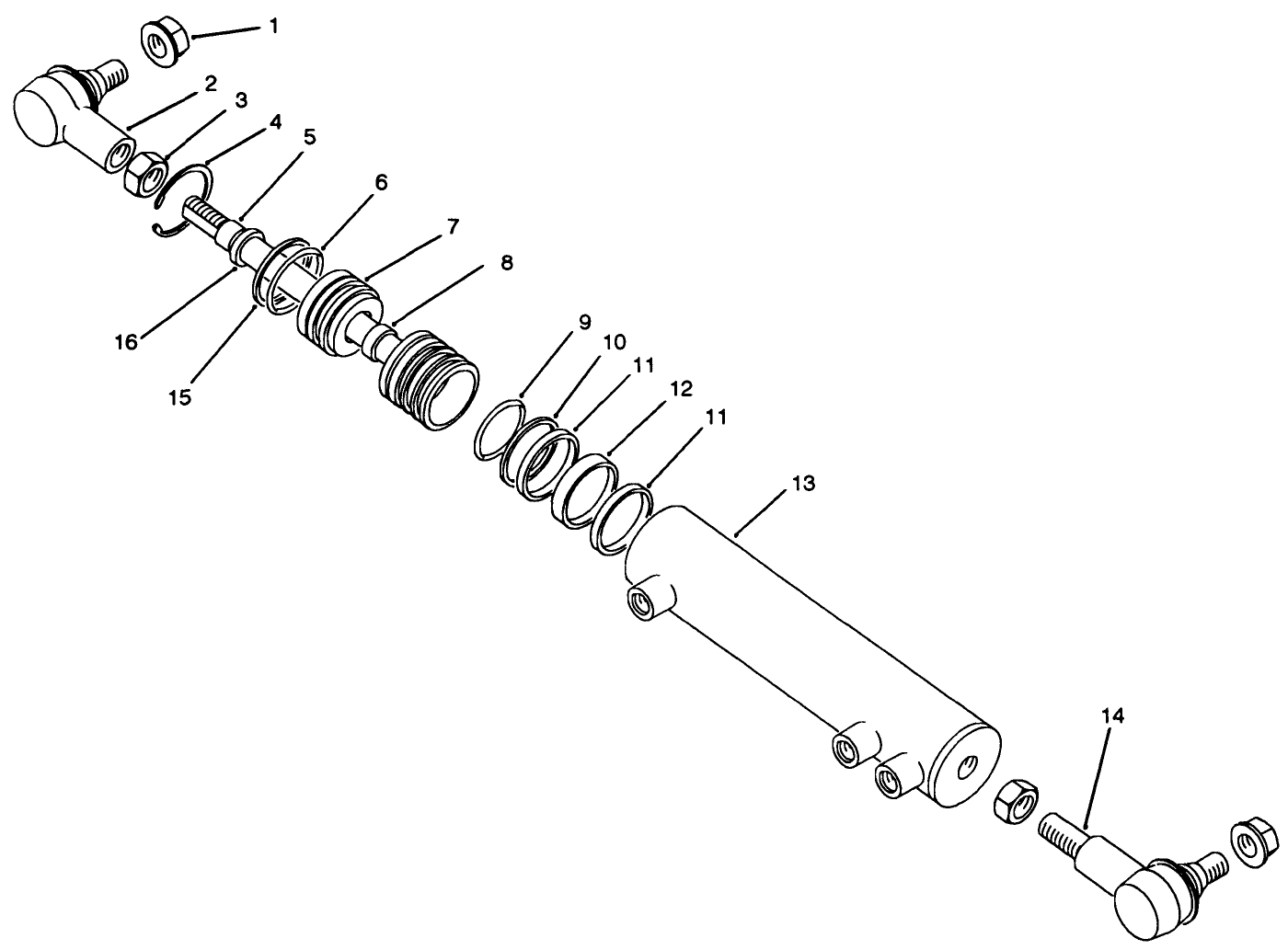 Hydraulic Cylinder Assembly No. 86-2190