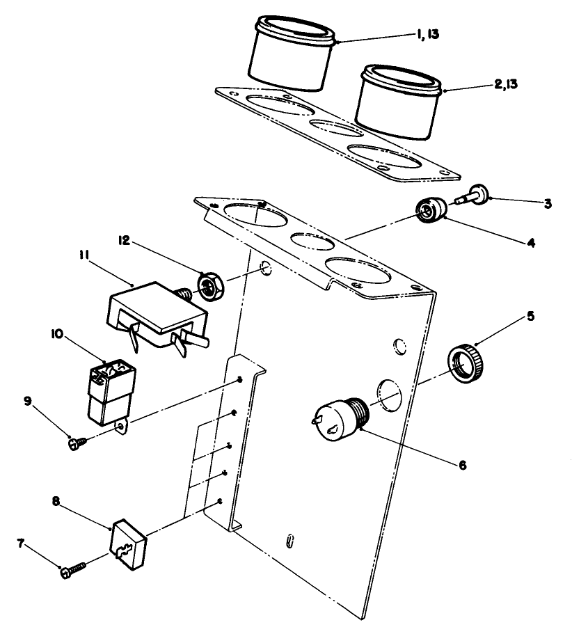 Steering Tower Electrical Assembly