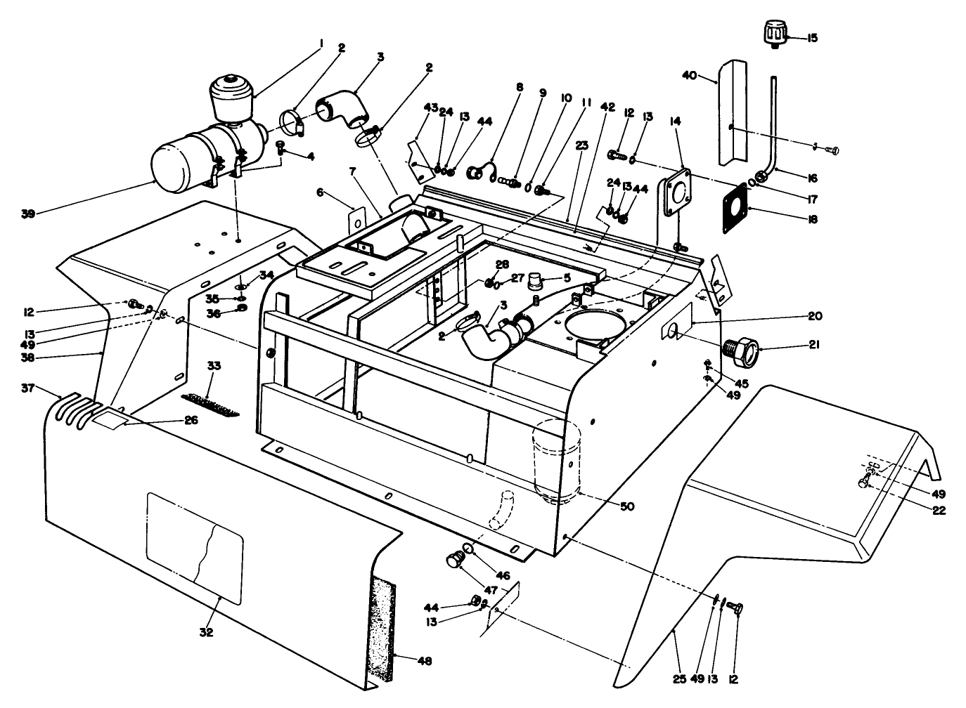 Fenders & Center Console Assembly