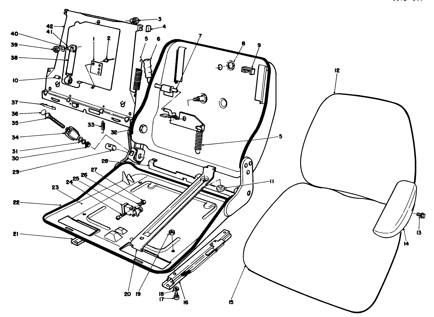 Suspension Seat Assembly