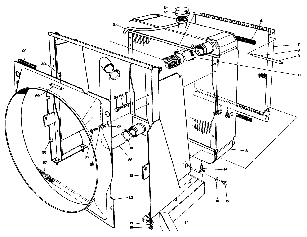 Radiator & Oil Cooler Assembly