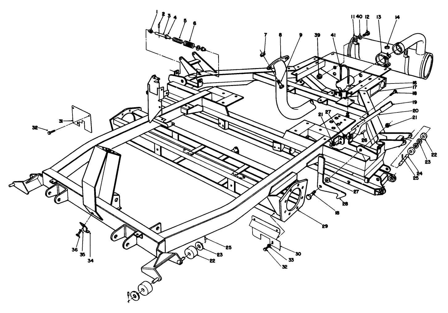 Chassis & Muffler Assembly