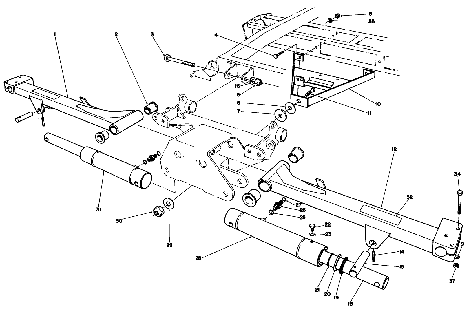 No. 2 & 3 Lift Arms Assembly