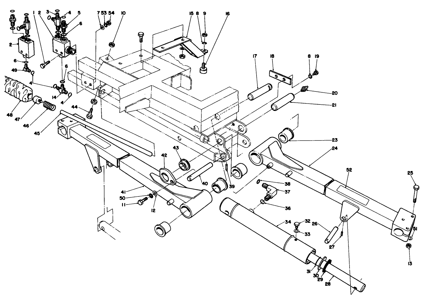 No. 1, 4 & 5 Lift Arms Assembly