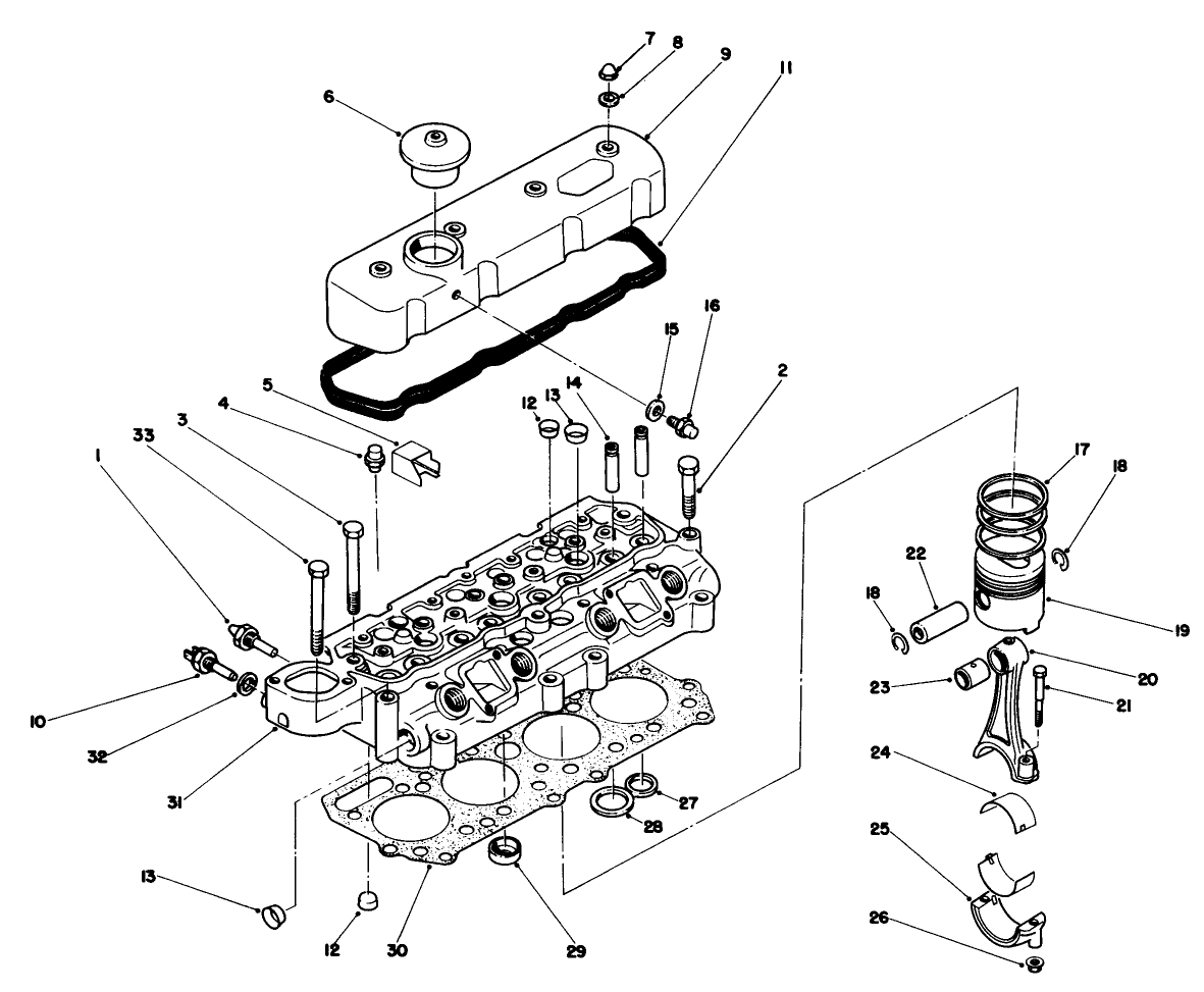 Cylinder Head & Piston Components