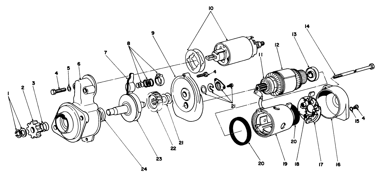 Starter Motor Assembly No. 51-7590