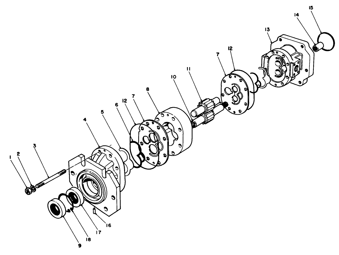 Pump Assembly No. 86-6000 (model 03700) & 86-6001 (model 03701)