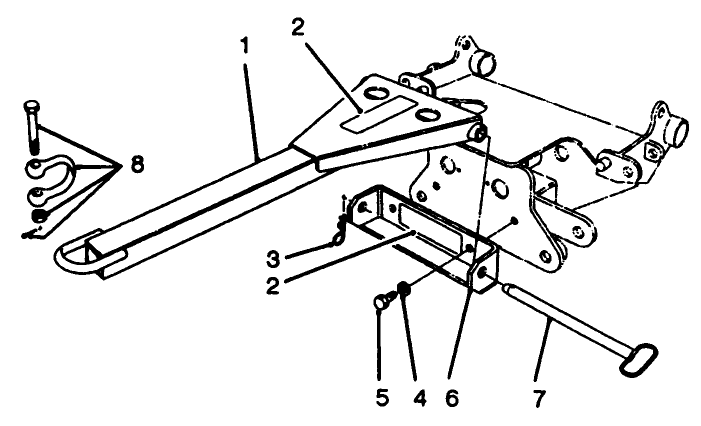 Tow Bar Assembly No. 58-7020