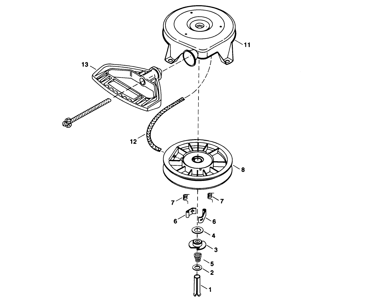 Rewind Starter No. 590672