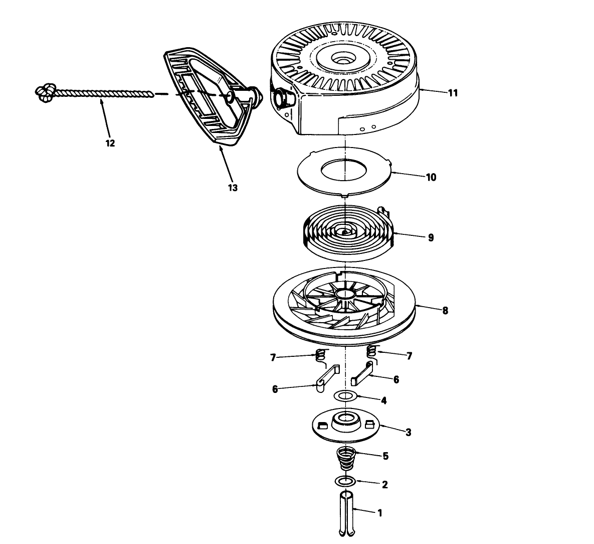 Rewind Starter No. 590646