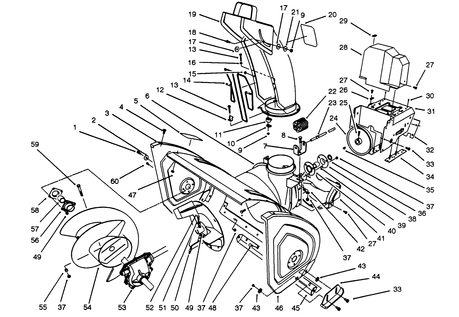 Housing & Chute Assembly