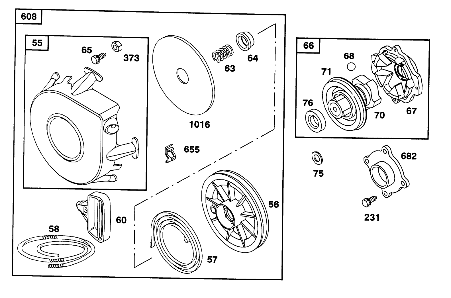 Engine Briggs & Stratton Models 252416-0756-01 & 252416-0757-01