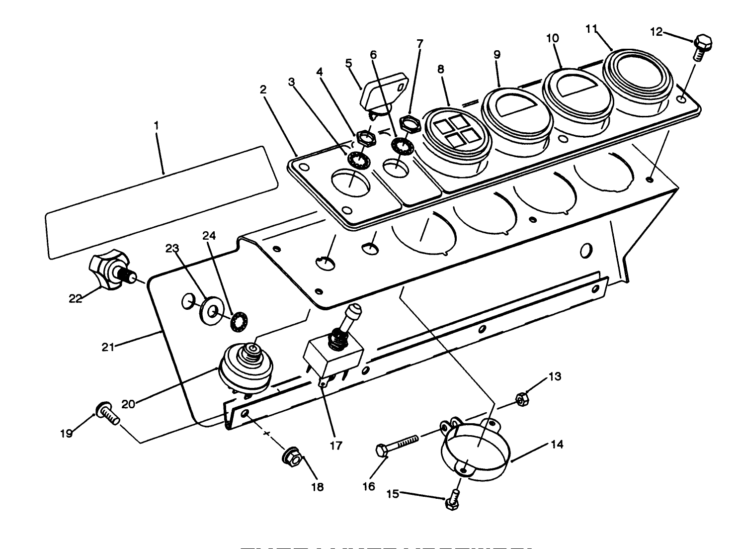 Gage Panel Assembly