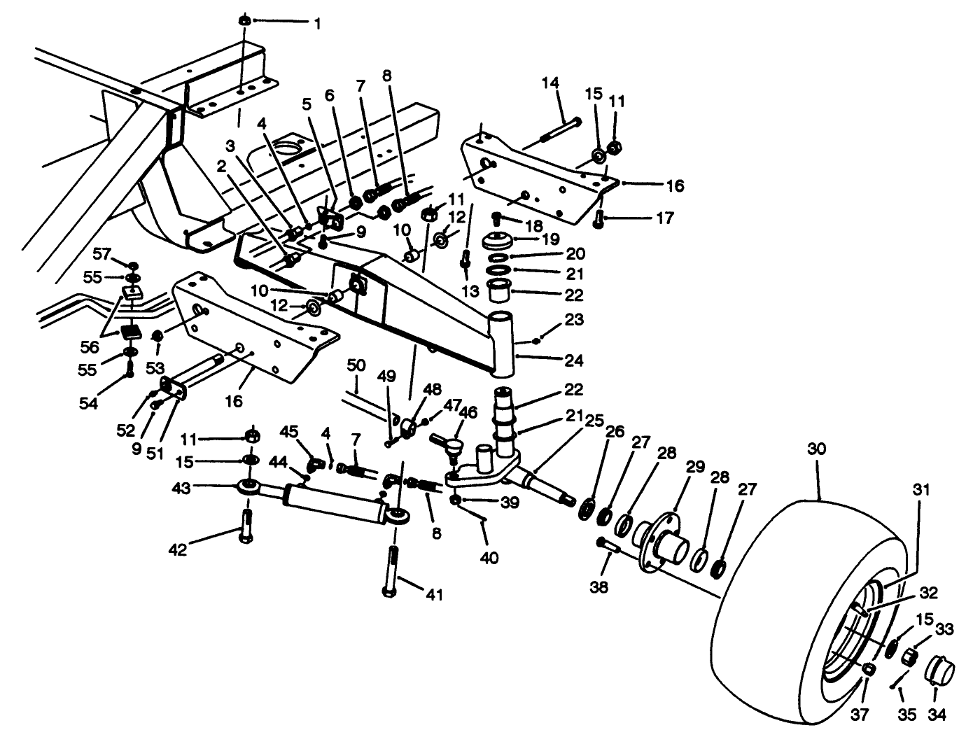 Rear Axle Assembly (model No. 03600)