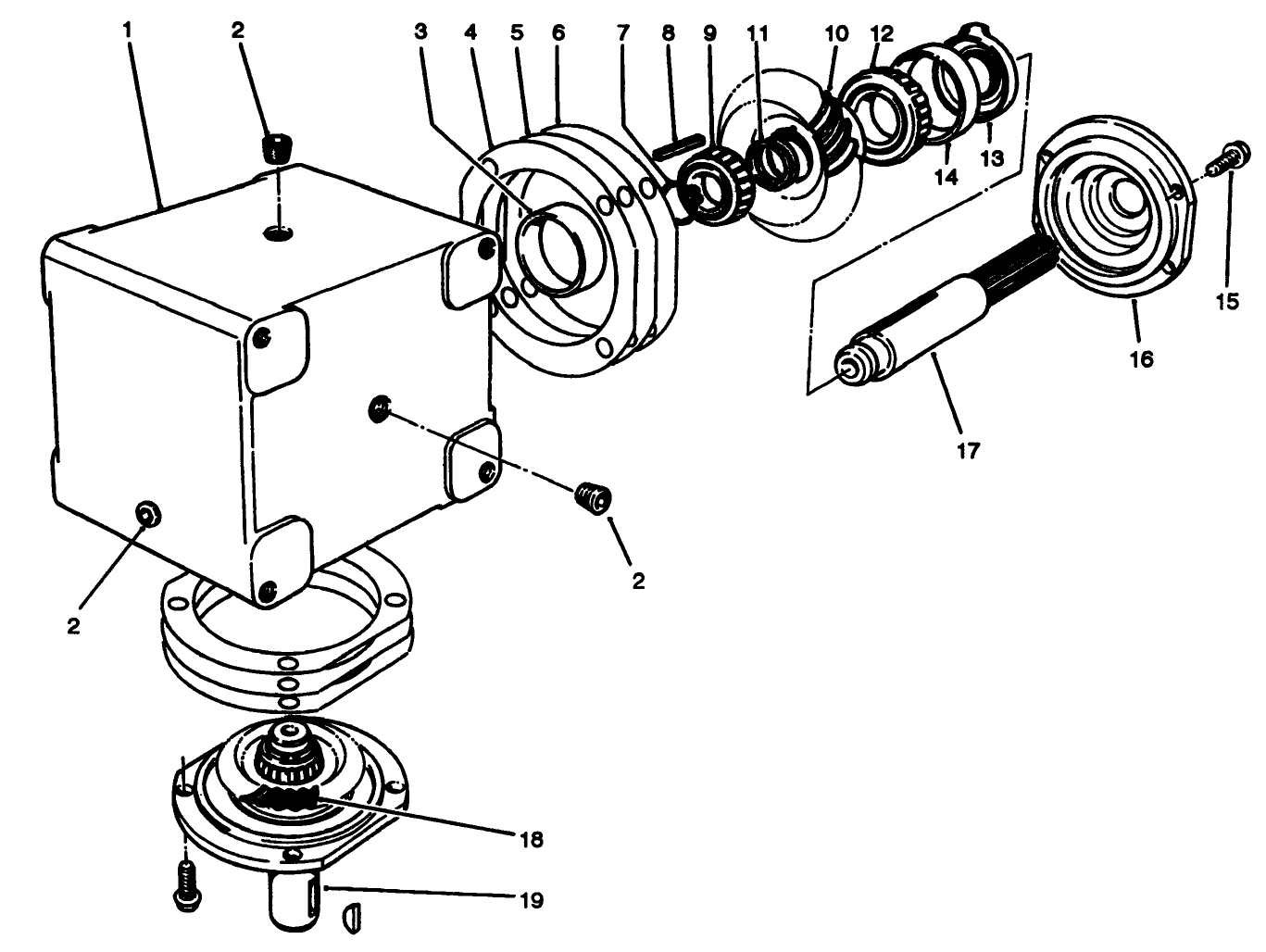 Gear Box Assembly No. 68-6810
