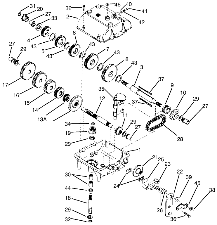 Transmission Peerless Model 700-025