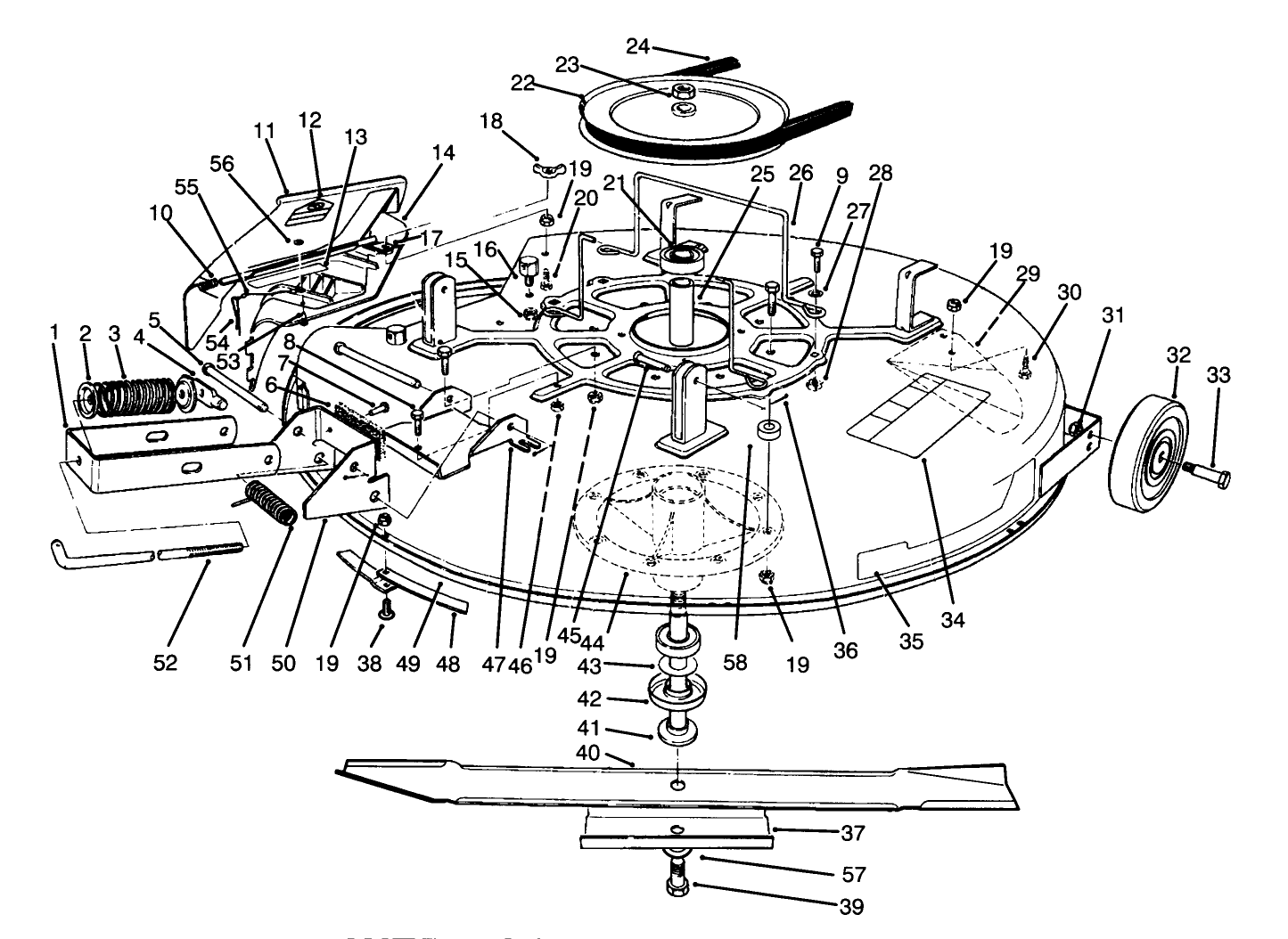 Mower Assembly-Recycler