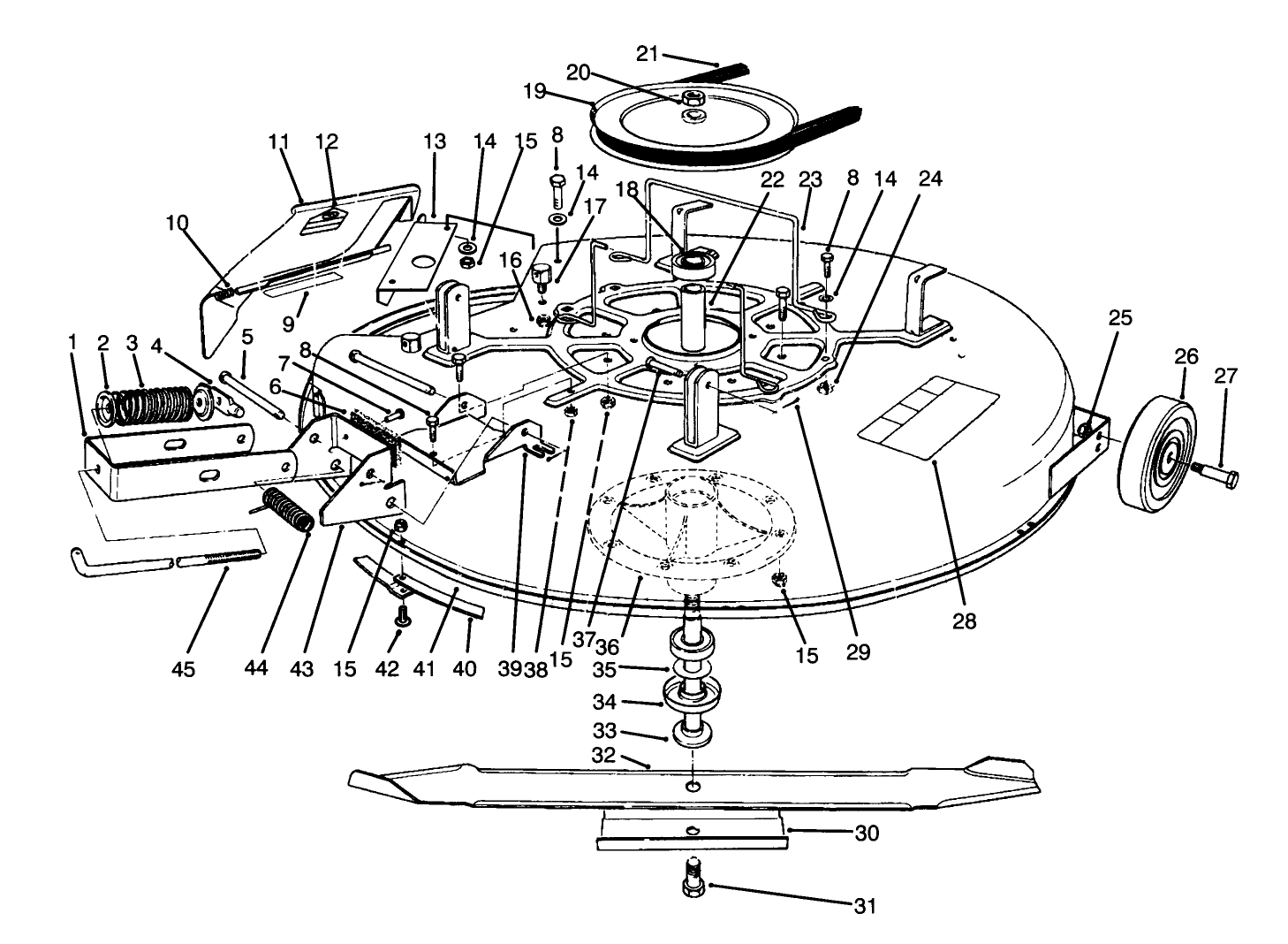 Mower Assembly-Used On Model No. 70140